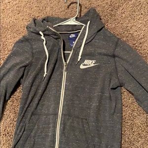 women’s nike zip up hooded sweatshirt